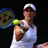 Belinda Bencic jouera son 3e tour samedi à Wimbledon KEYSTONE/EPA/DANIEL HAMBURY